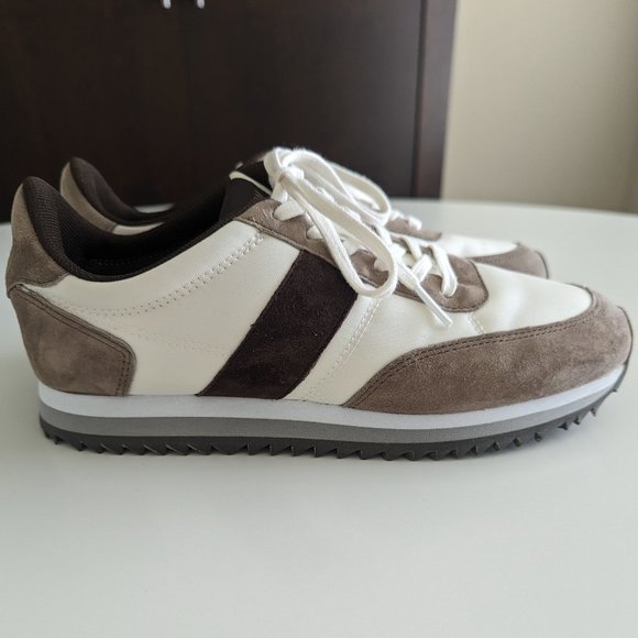 JCrew Trainers Color Block Tan & Brown - Picture 1 of 7